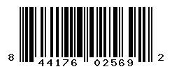 UPC barcode number 844176025692