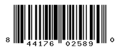 UPC barcode number 844176025890