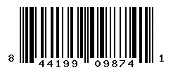 UPC barcode 844199098741