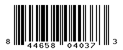 UPC barcode number 844658040373