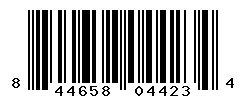 UPC barcode number 844658044234