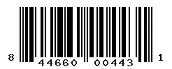 UPC barcode 844660004431