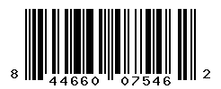 UPC barcode number 844660075462