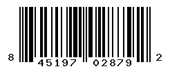 UPC barcode number 845197028792