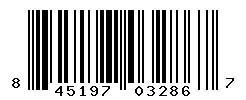 UPC barcode number 845197032867