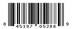 UPC barcode number 845197052889