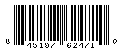 UPC barcode number 8451970624710