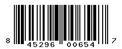 845296006547 barcode