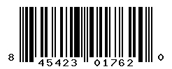 UPC barcode number 845423017620