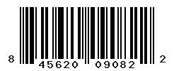 UPC barcode number 845620090822