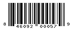 UPC barcode number 846092000579