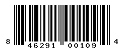 upc 846291001094 barcode image