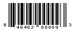 UPC barcode number 846462000093