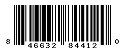 UPC barcode number 846632844120