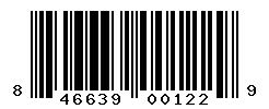UPC barcode number 846639001229