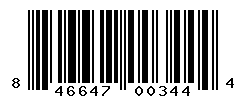 UPC barcode number 846647003444 lookup