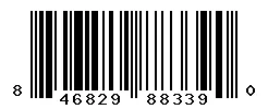 UPC barcode 846829883390