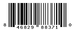 UPC barcode 846829883710