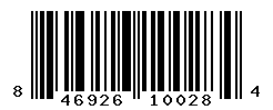 UPC barcode number 846926100284
