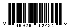 upc 846926124310 barcode image