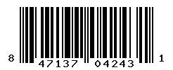 UPC barcode number 847137042431