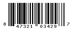 847321034297 barcode