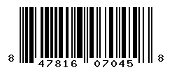UPC barcode number 847816070458
