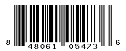 UPC barcode number 848061054736
