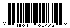 UPC barcode number 848061054750