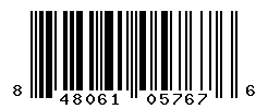 UPC barcode number 848061057676