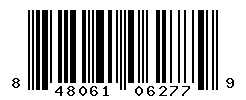 UPC barcode number 848061062779