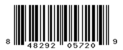 UPC barcode number 848292057209