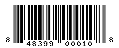 upc 848399000108 barcode image