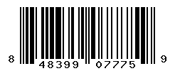 UPC barcode number 848399077759