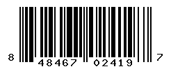 UPC barcode number 848467024197