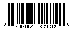 UPC barcode number 848467026320