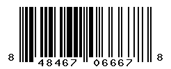 UPC barcode number 848467066678