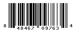 UPC barcode number 848467097634