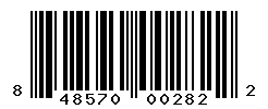 UPC barcode number 848570002822