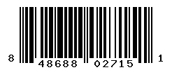 UPC barcode number 848688027151