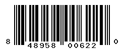 UPC barcode number 848958006220