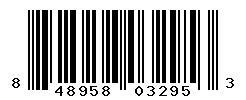 UPC barcode number 848958032953