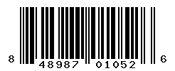 UPC barcode number 848987010526