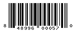 UPC barcode number 848996000570