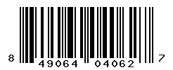 UPC barcode number 849064040627