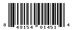 UPC barcode number 849154014514