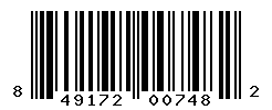 UPC barcode number 849172007482