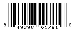 UPC barcode number 849398017616