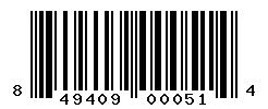 UPC barcode number 849409000514