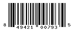 UPC barcode number 849421007935